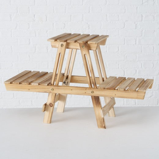 Falko Cache-pot en bois de sapin naturel, l75xA28xH45 cm