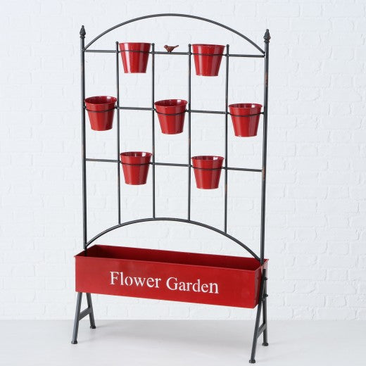 Manique Irna en métal Rouge / Noir, l66xA19xH114 cm