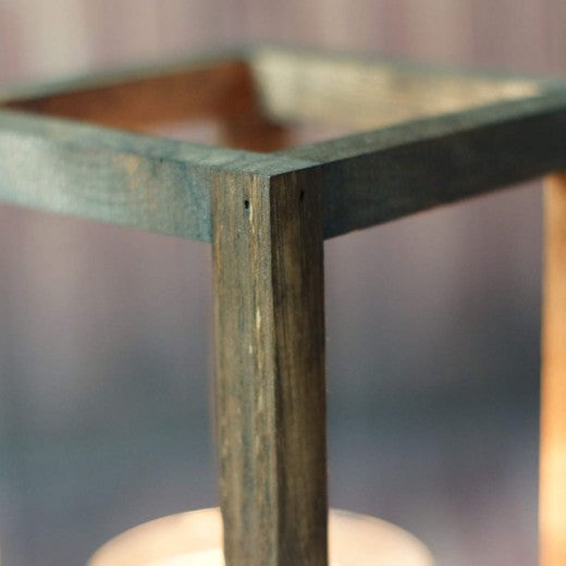 Bougeoir en bois joyeux 105, l13xA13xH25 cm