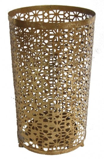 Support métallique pour parapluies Doré Glam, Ø24xH42 cm