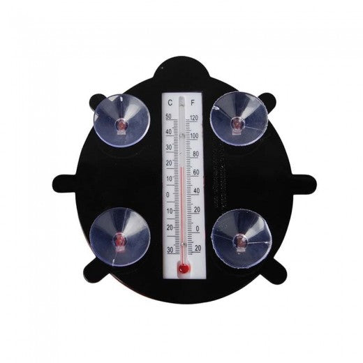 Thermomètre d'extérieur avec ventouses, plastique, Ladybird Rouge, L17xL4,6xH17,1 cm
