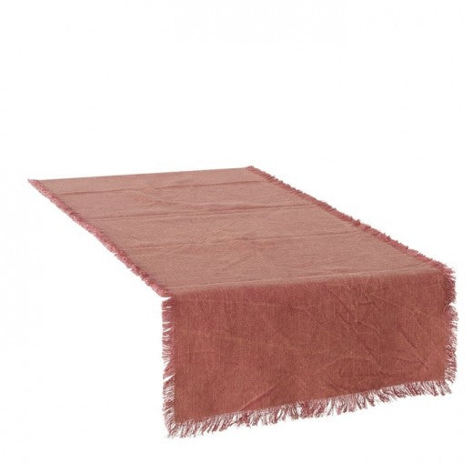 Croix de table en coton Lenea Caramizio, 40 x 140 cm