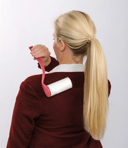 Rouleau adhésif pelucheux Comfort Rouge, 60 feuilles