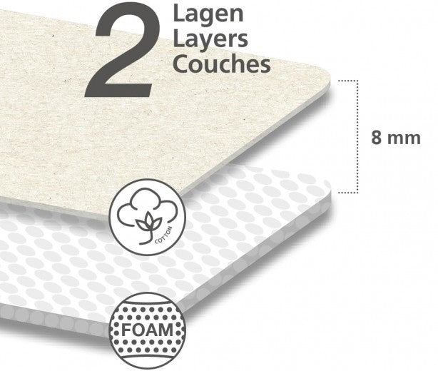 Planche à repasser Sleeve avec housse en coton et cadre en métal, Sleeve Bleu / Blanc, L52xl12xH14 cm