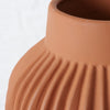 Vase décoratif en céramique Altena Marron Clair / Brique, Modèles Assortis, Ø18xH16 cm