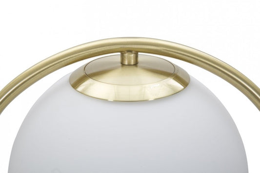 Lampadaire Glamy Or / Blanc