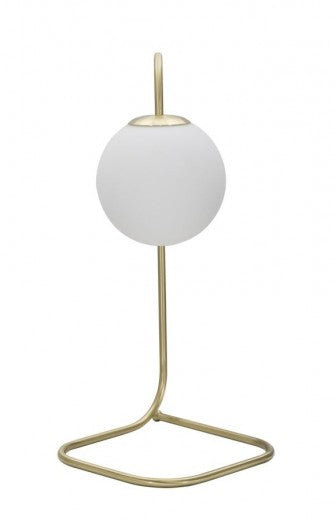 Lampe Glamy Twist Or / Blanc