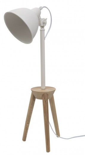 Lampe de bureau Soffi Desk Blanc / Naturel